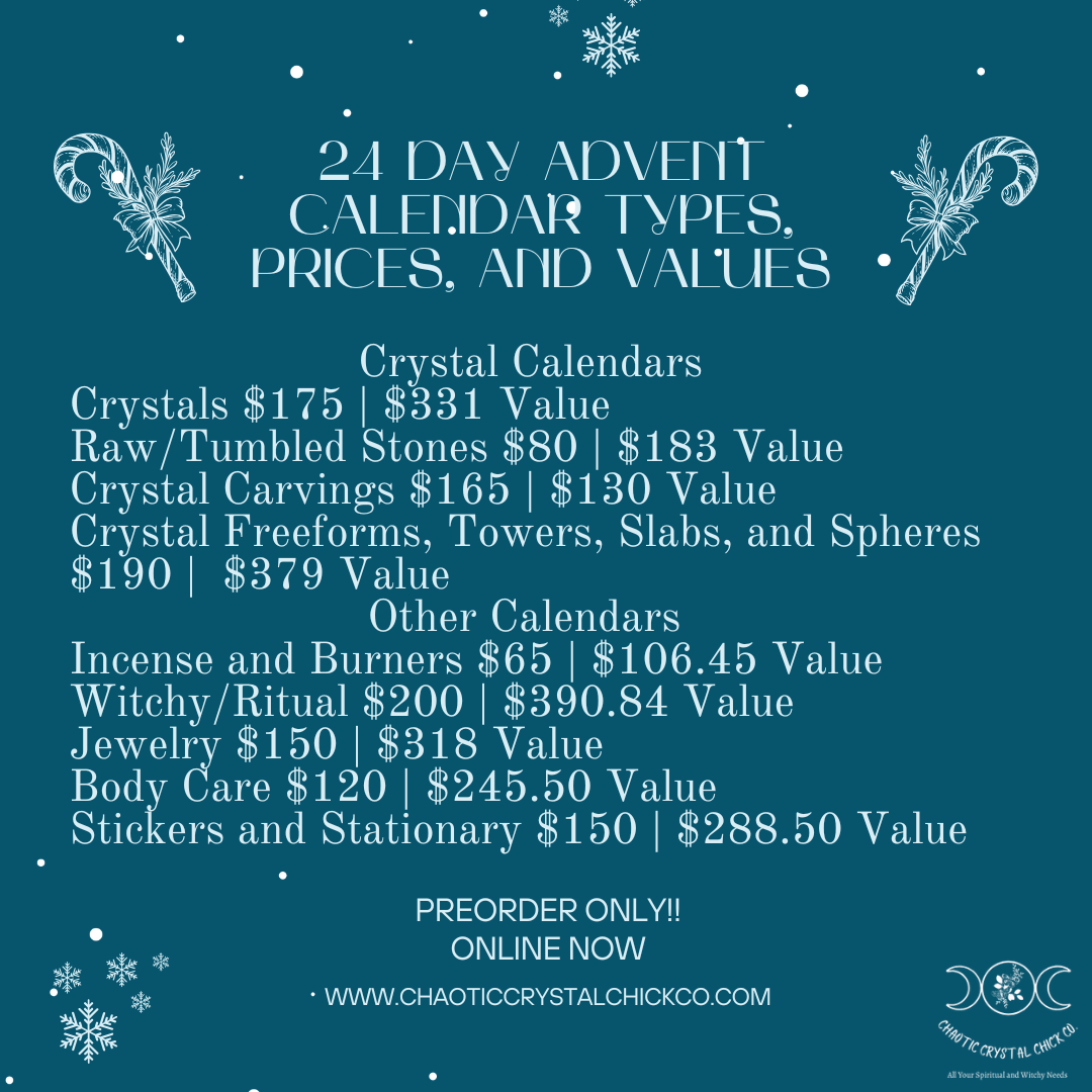 24 Day Witchy/Ritual Advent Calendar Preorder