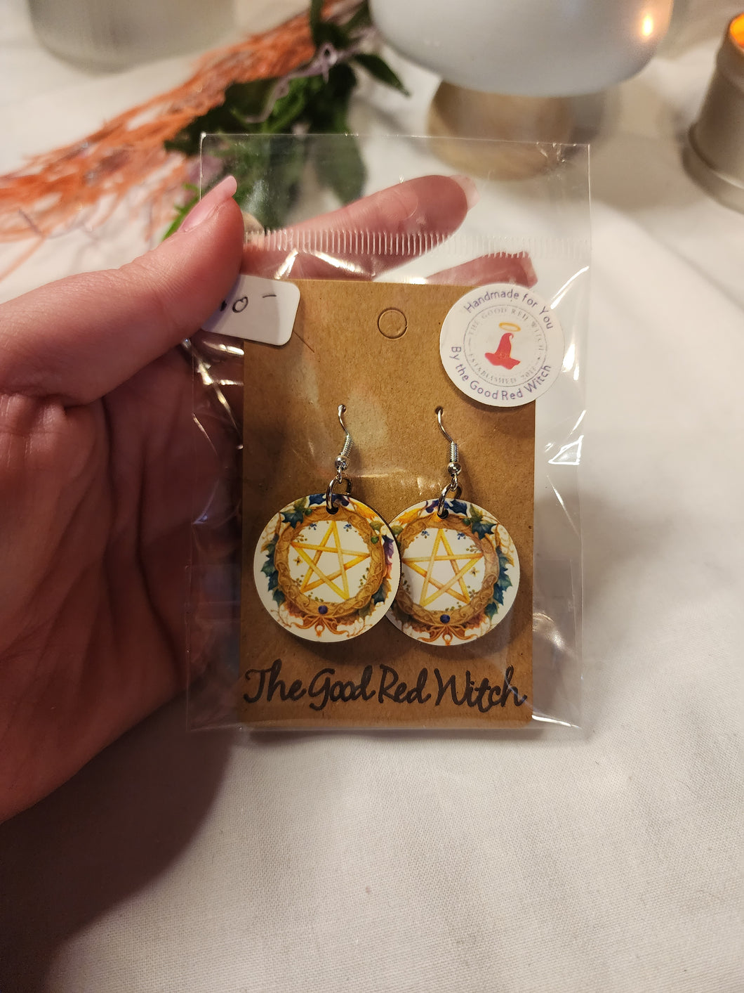 Round Witch Earrings