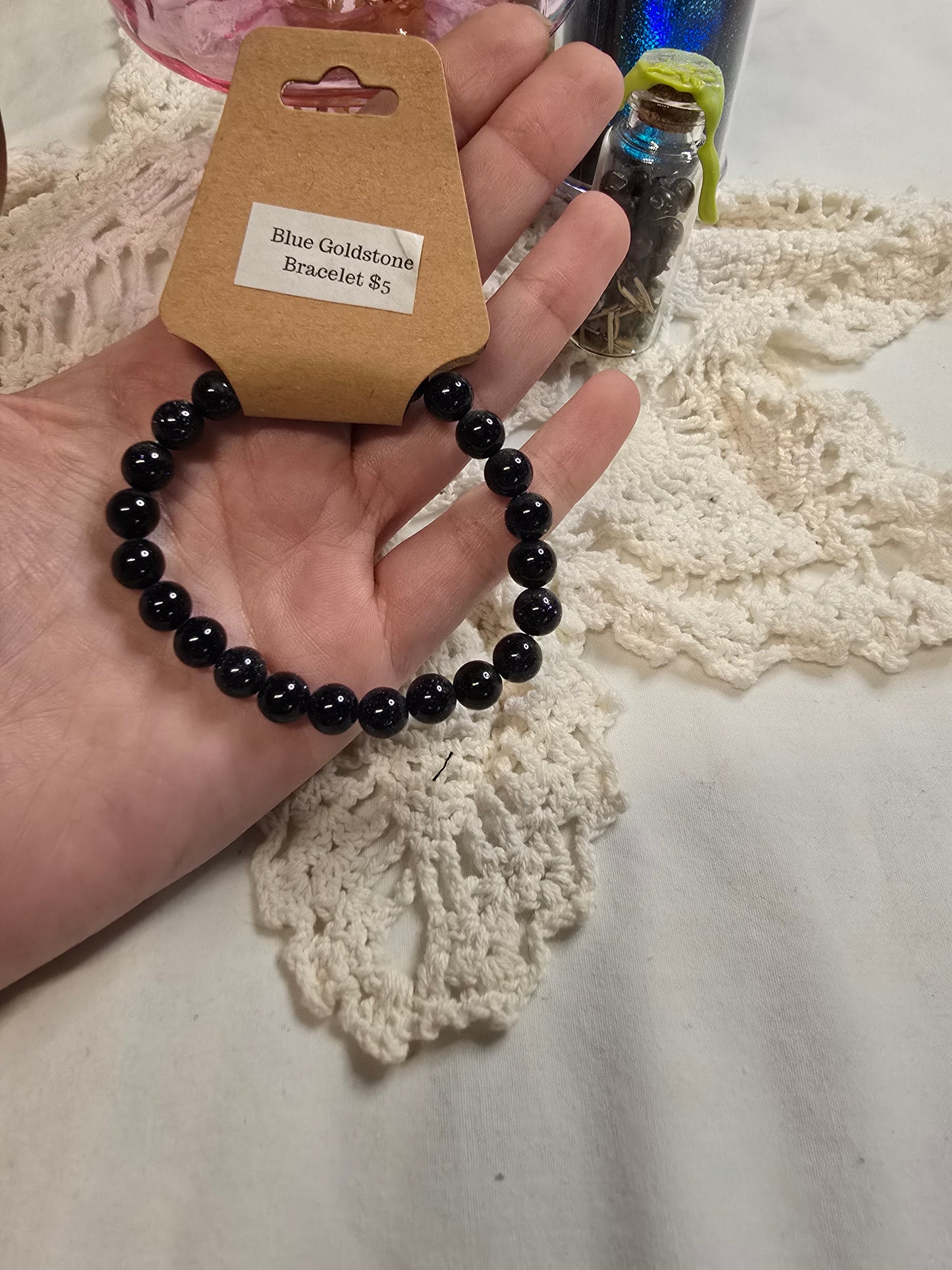 Blue Goldstone Bracelet