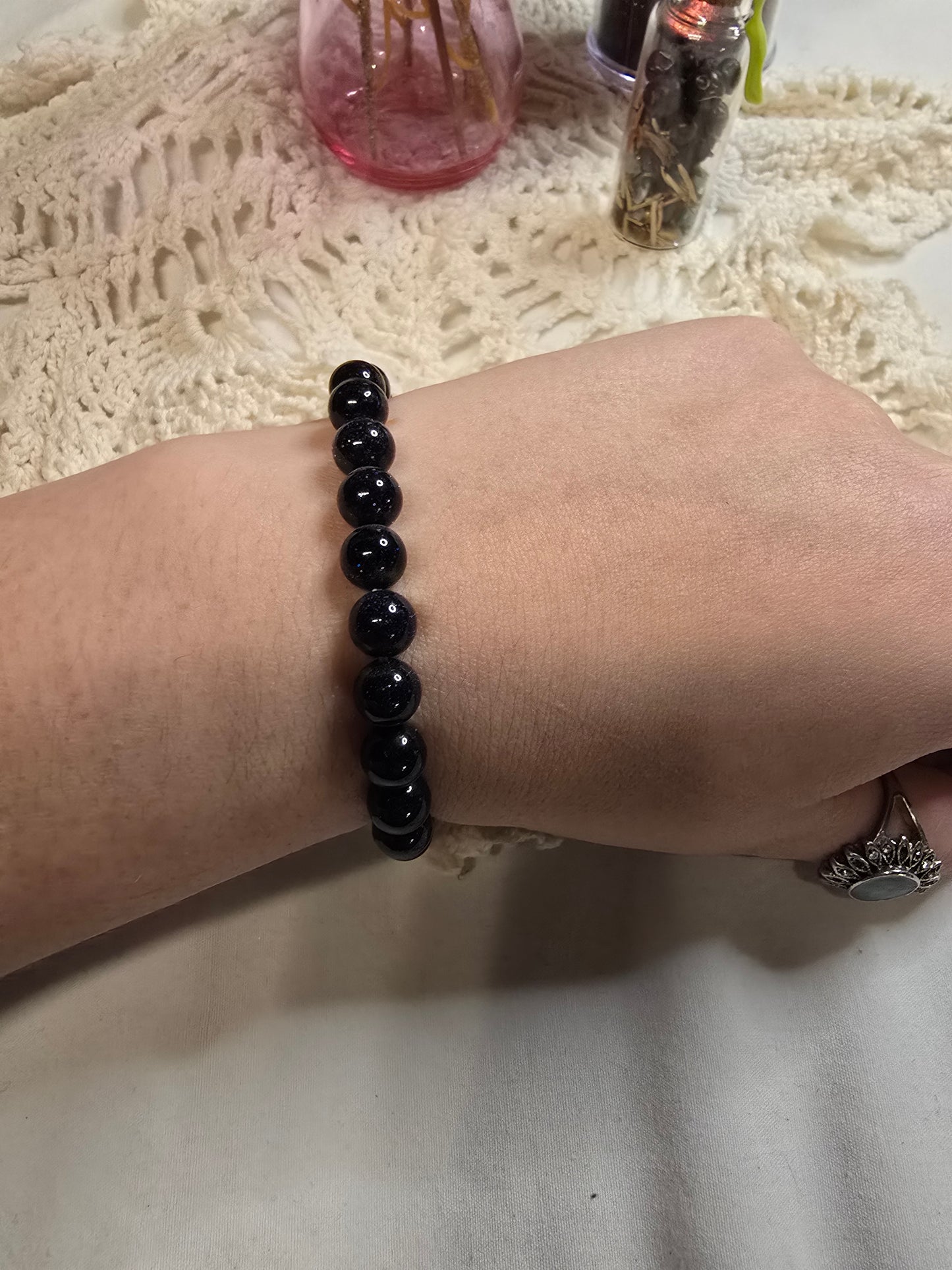 Blue Goldstone Bracelet