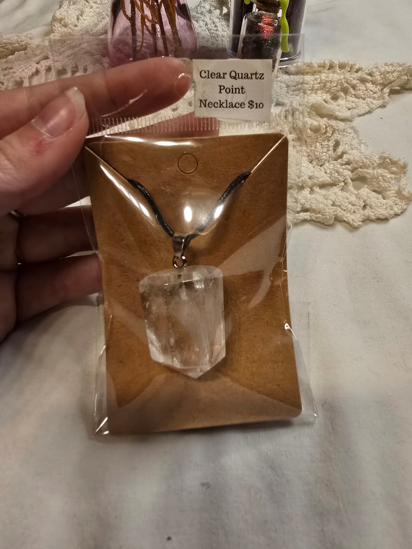 Clear Quartz Necklace