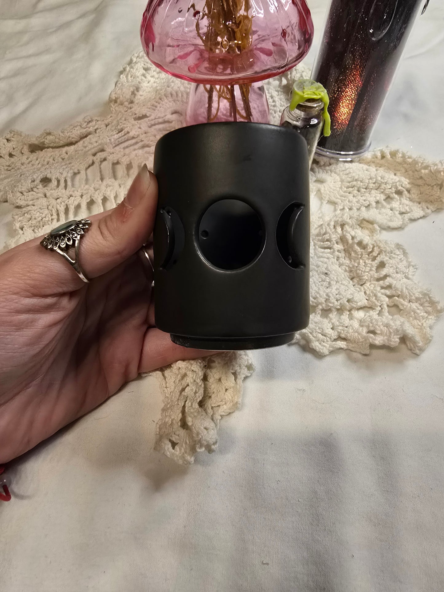 Triple Moon Tealight Holder