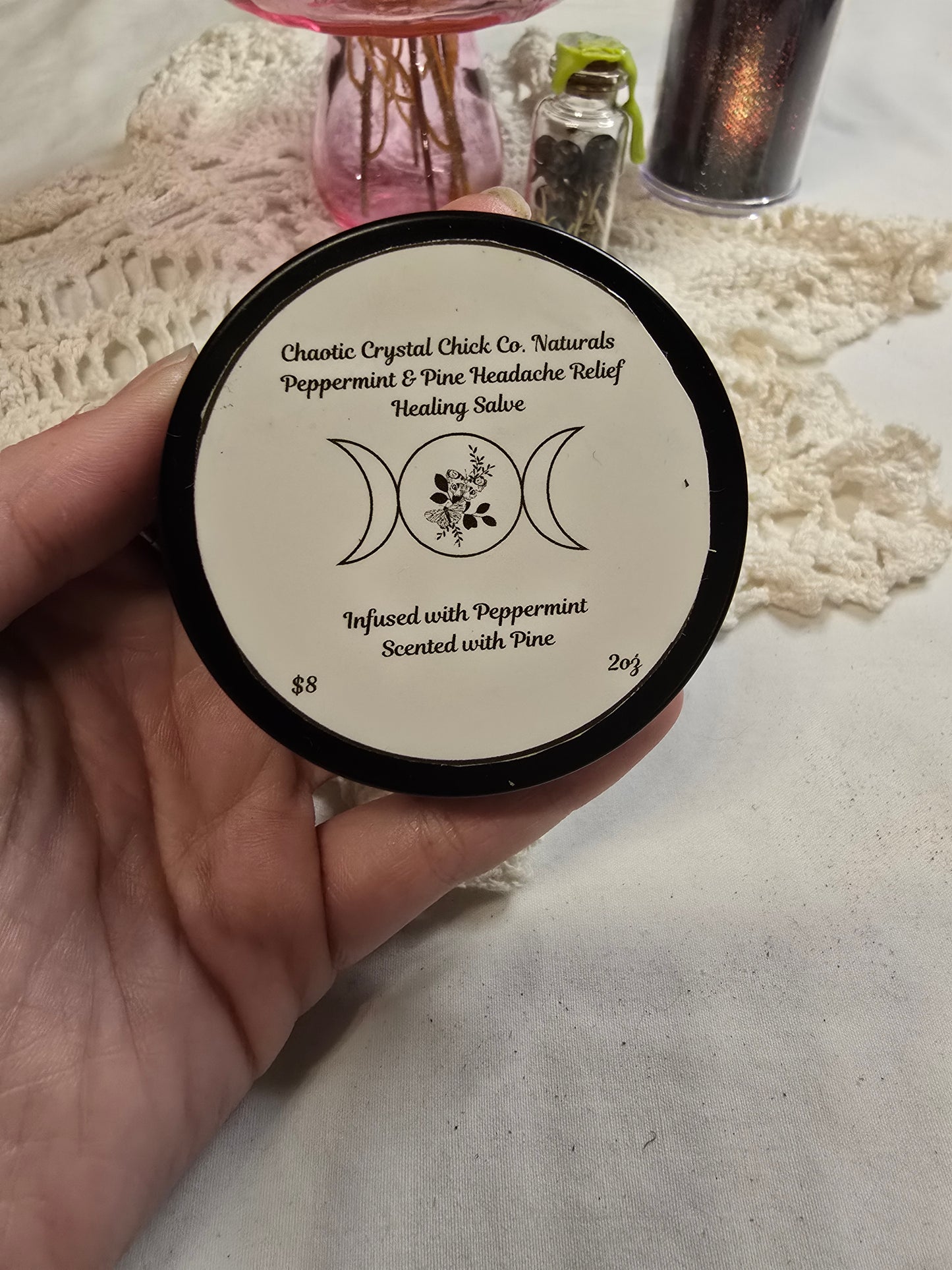 Peppermint and Pine Headache Relief Healing Salve