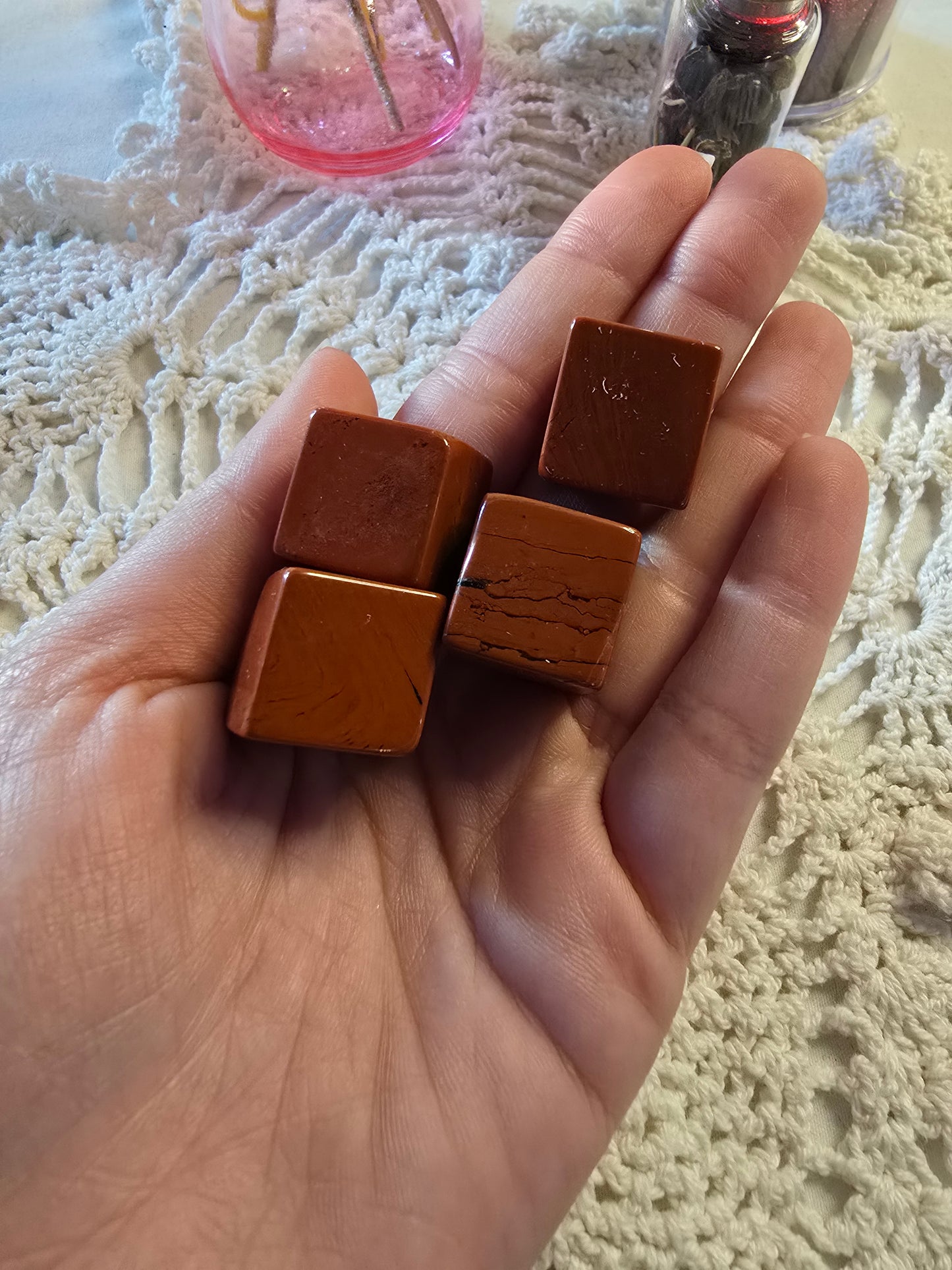 Red Jasper Mini Cubes