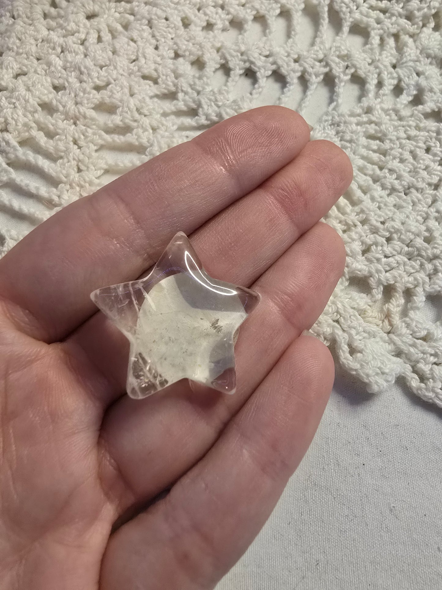 Clear Quartz Star