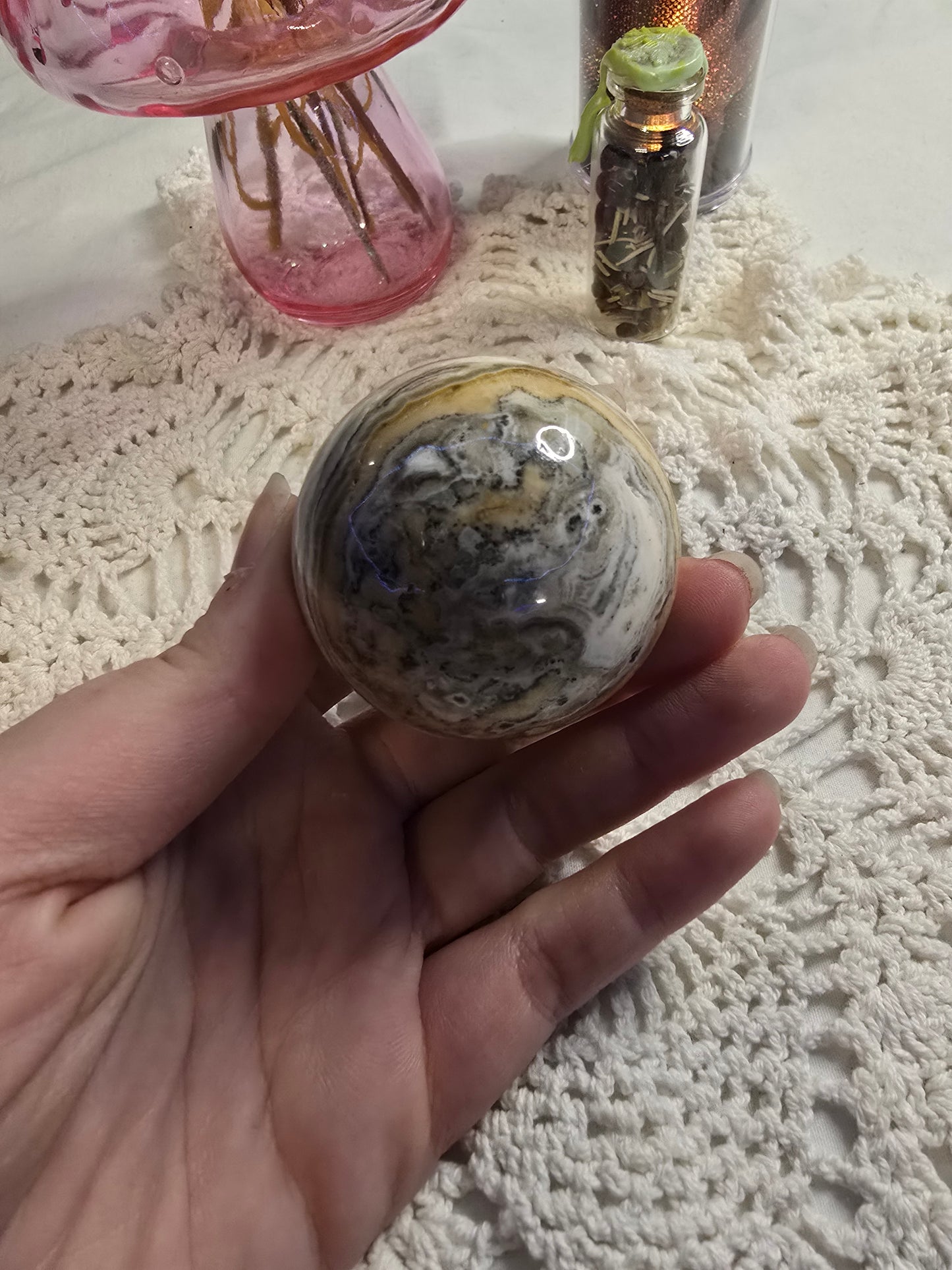 Bumblebee Jasper Sphere