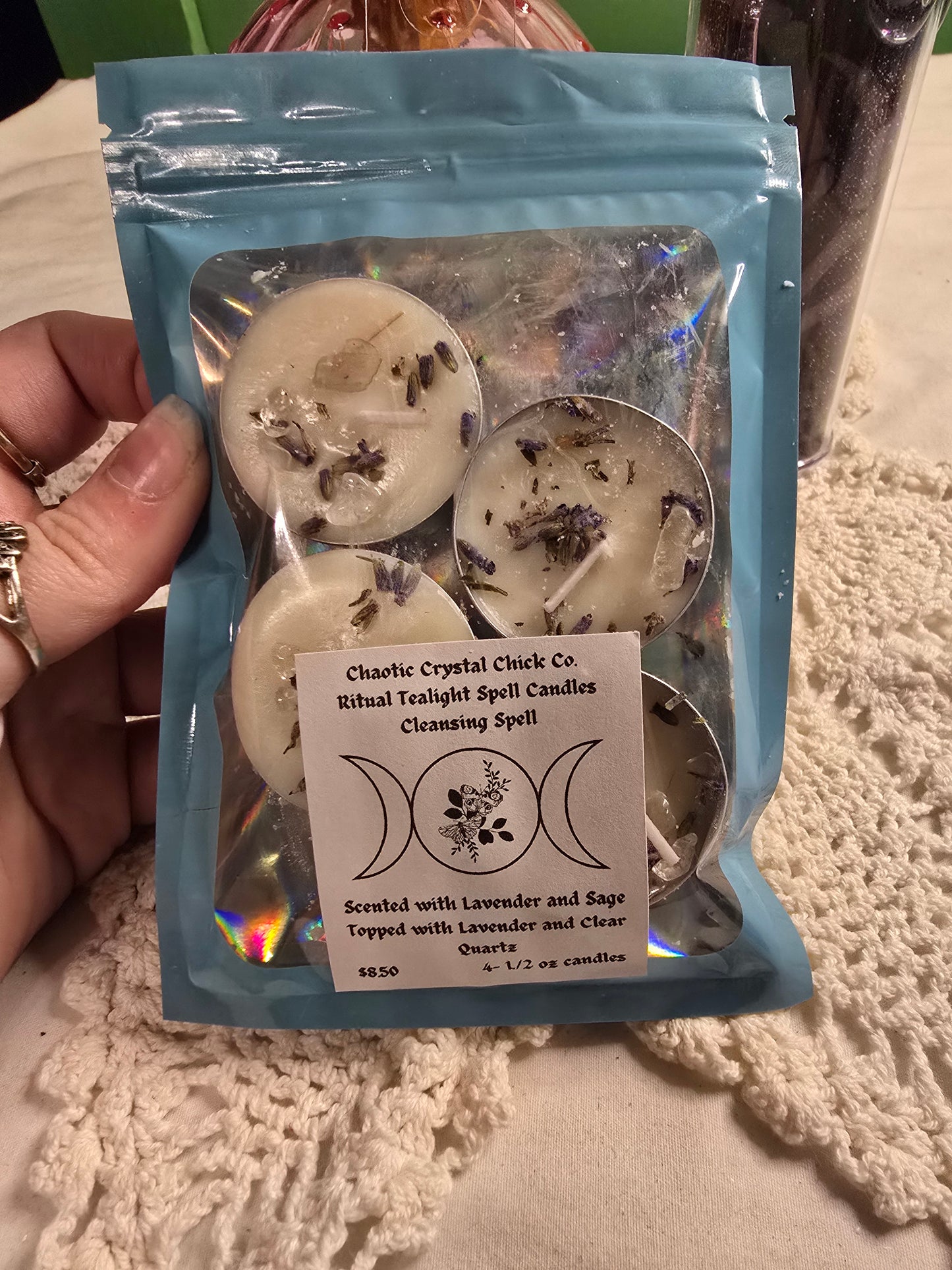 Ritual Tealight Cleansing Spell