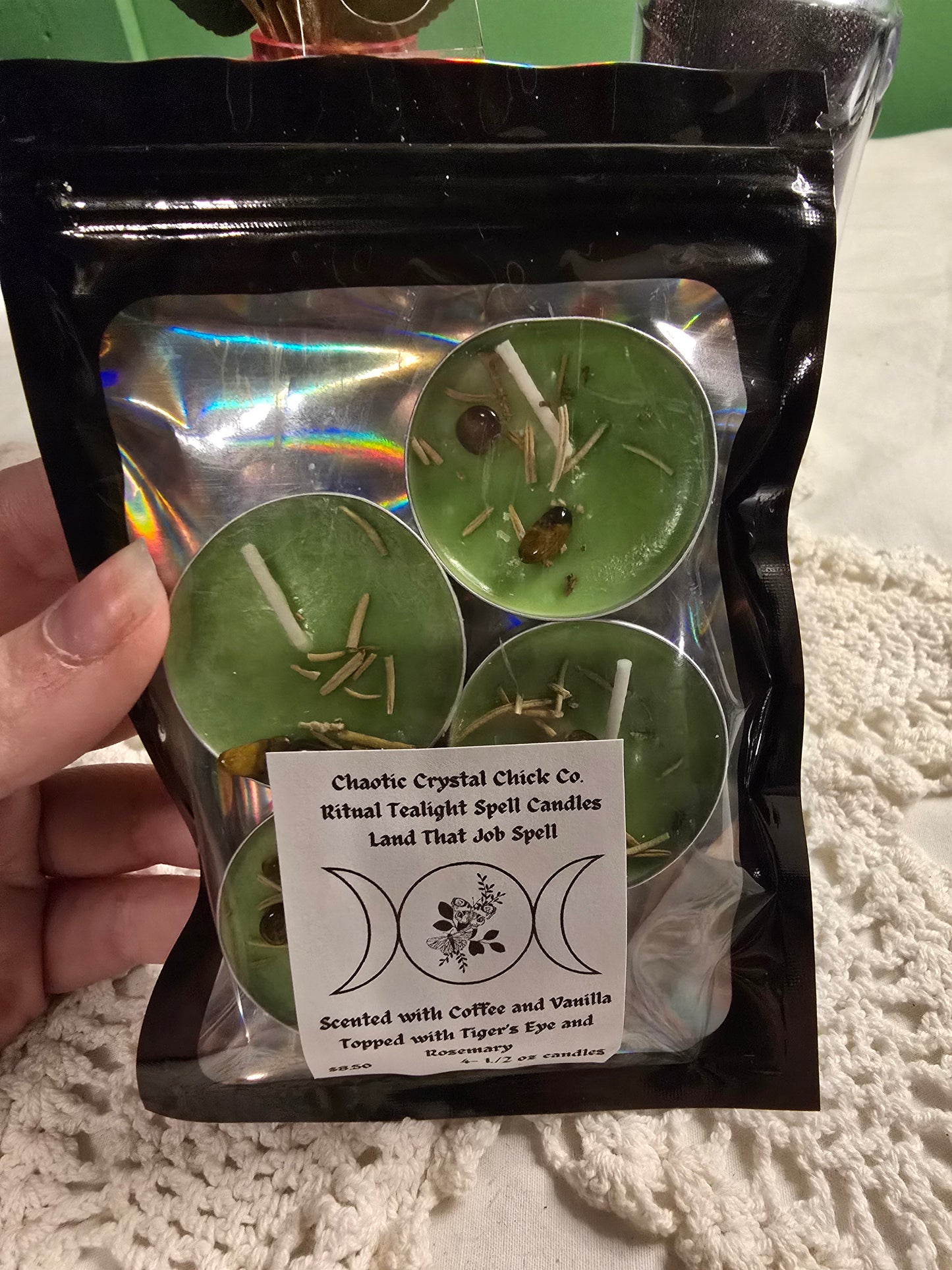 Ritual Tealight Land That Job Spell