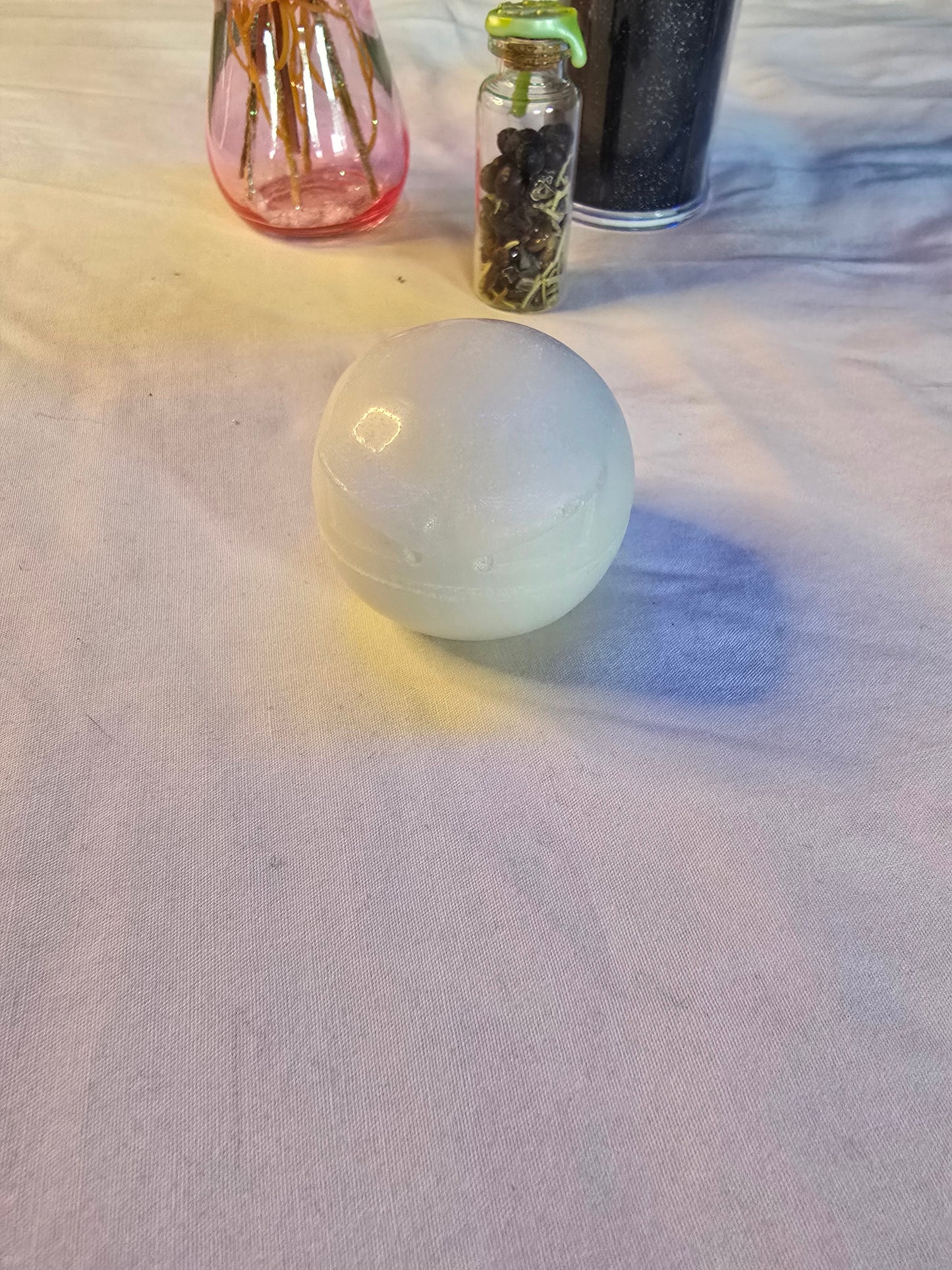 Milky Quartz Robot Ghost Head