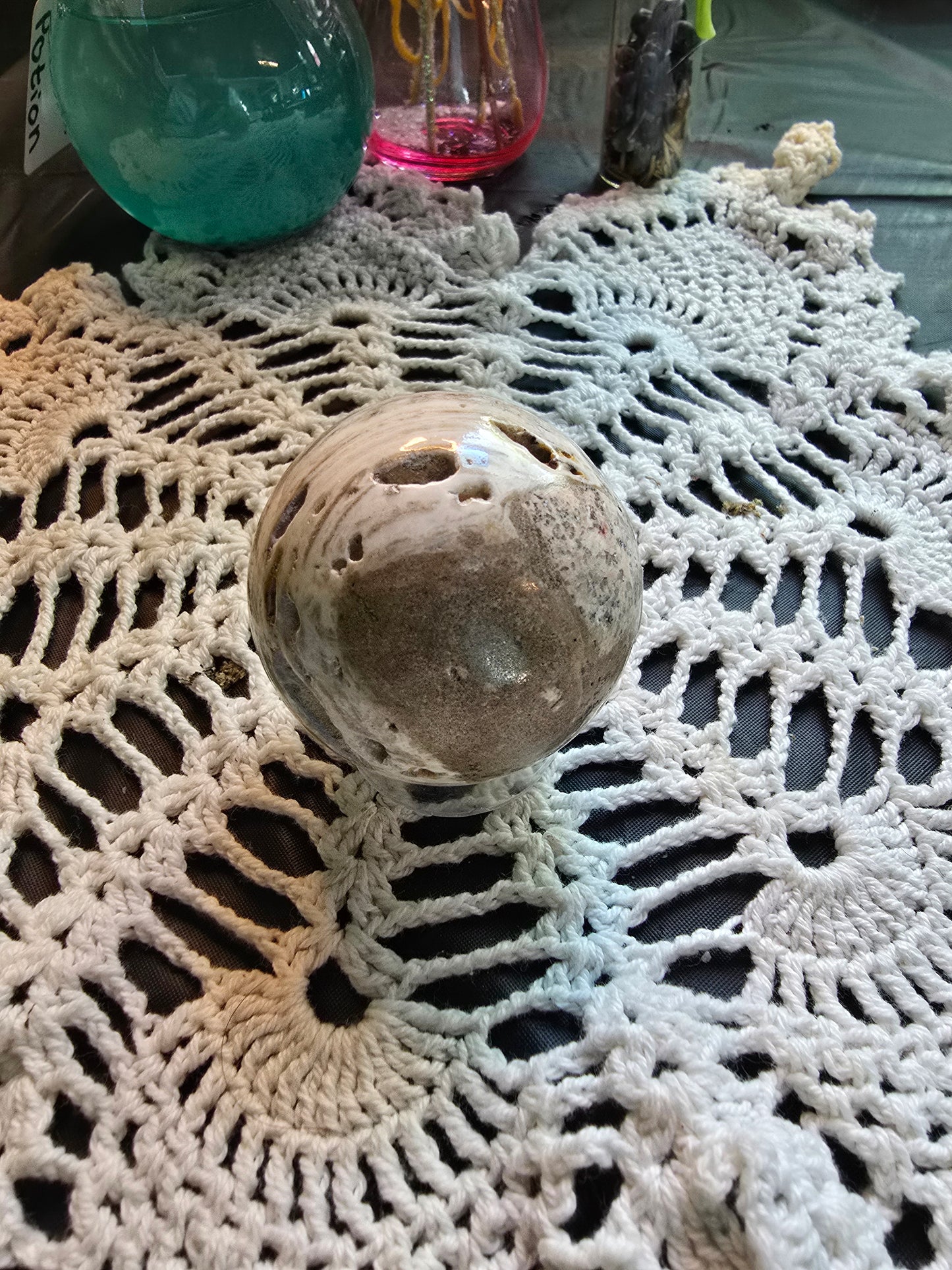 Bumblebee Jasper Sphere