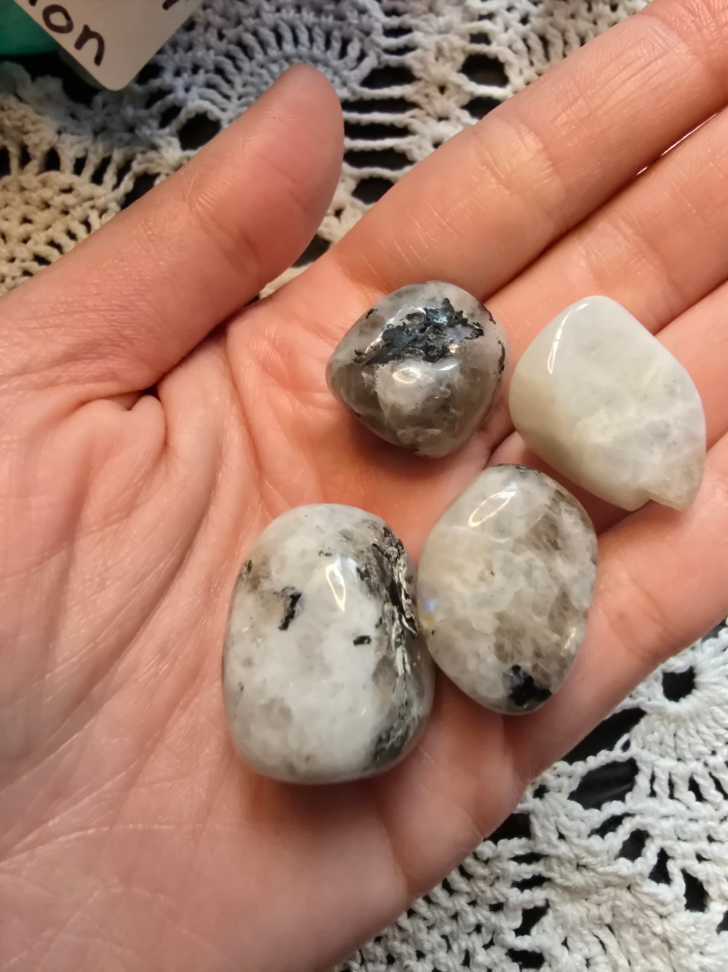 Rainbow Moonstone Tumbles