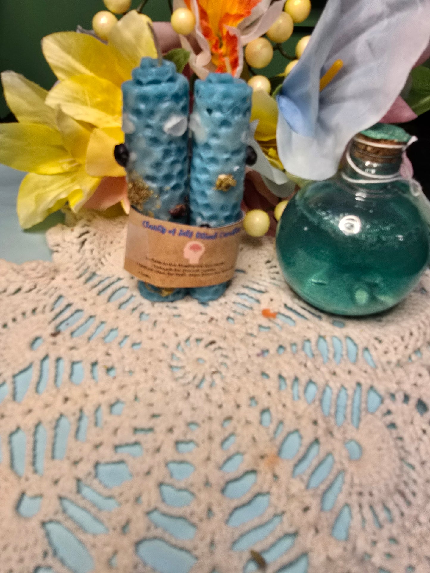 Clarity of Self Hand-Rolled Beeswax Spell Candles