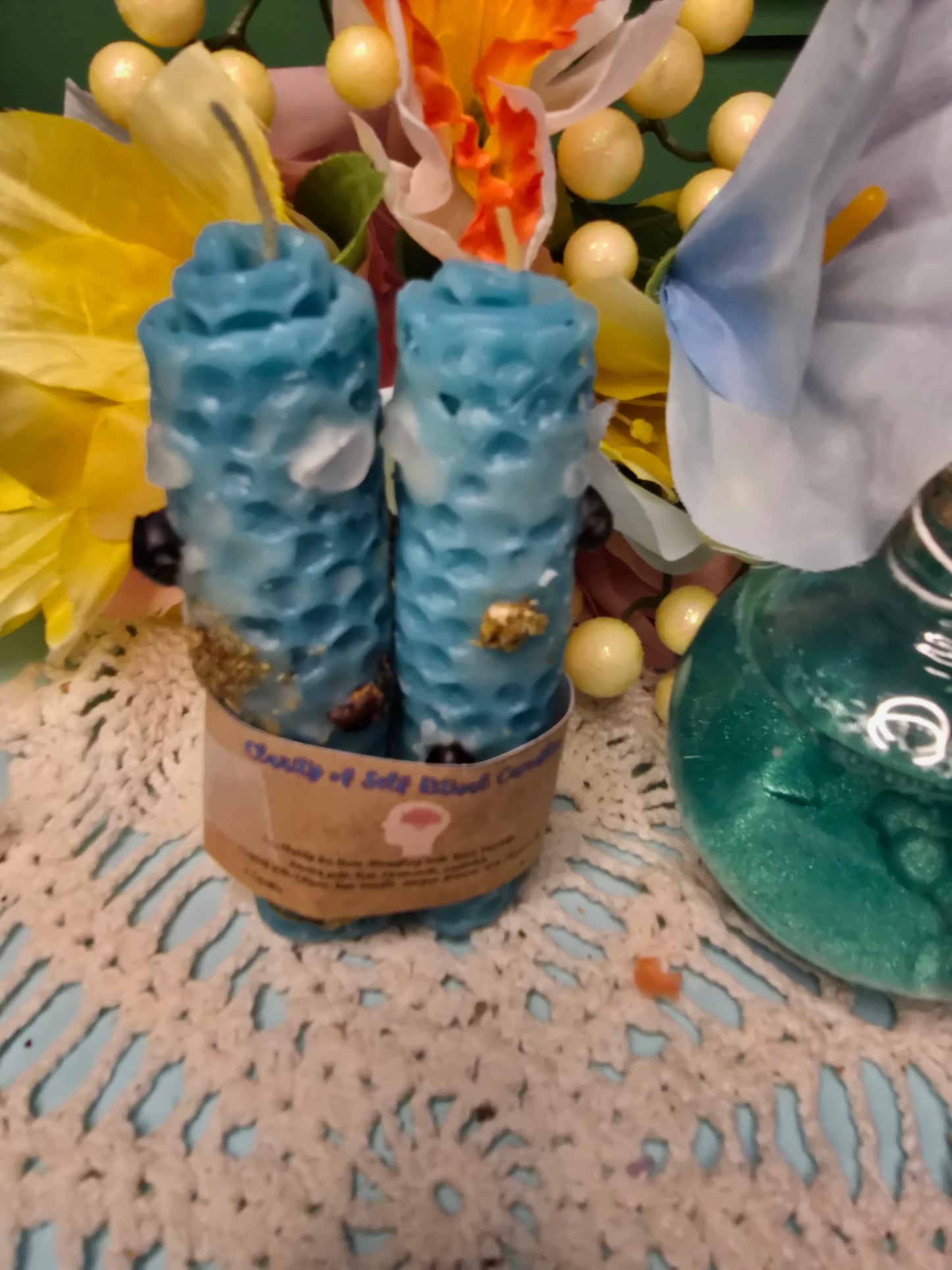 Clarity of Self Hand-Rolled Beeswax Spell Candles