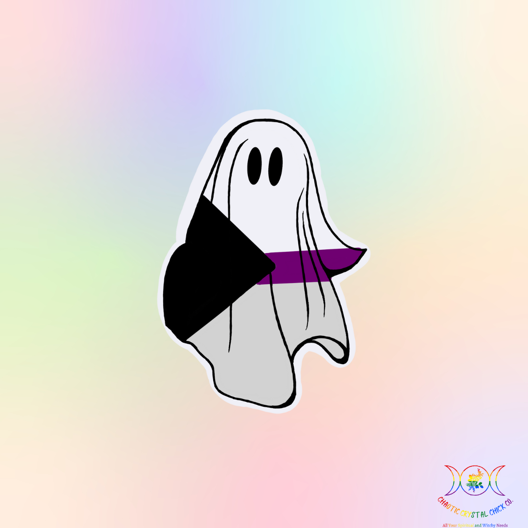 Demisexual Ghost Pride Sticker