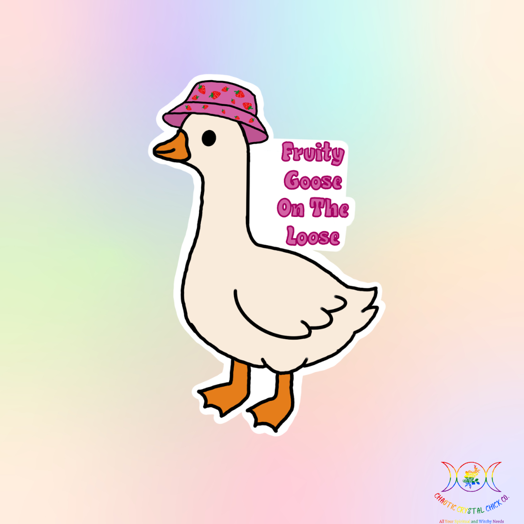 Fruity Goose on the Loose Sticker