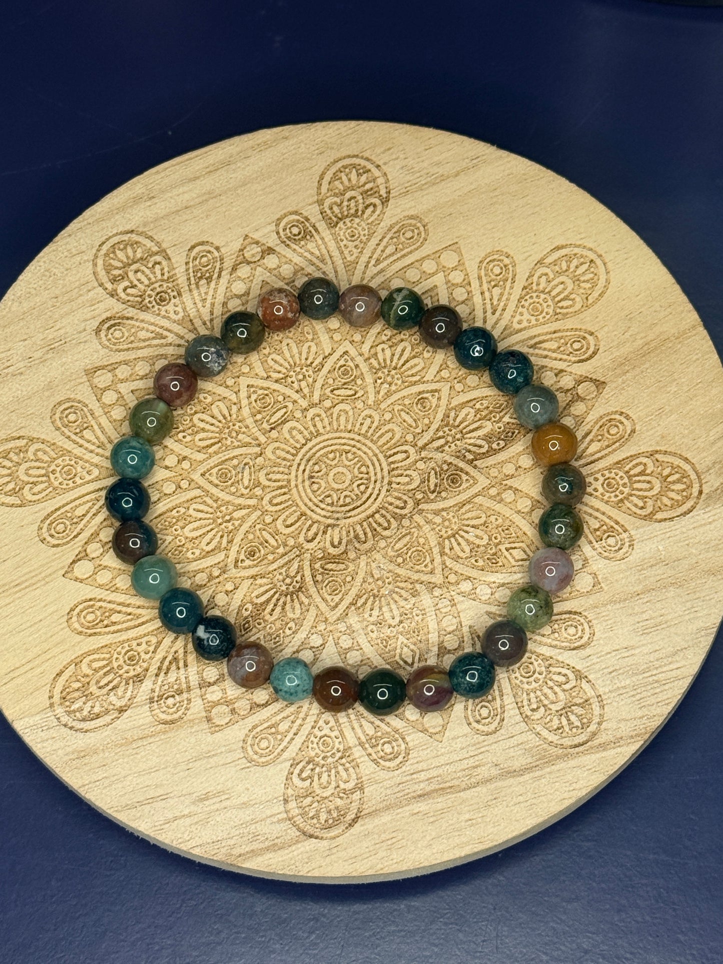 6mm Ocean Jasper Bracelet