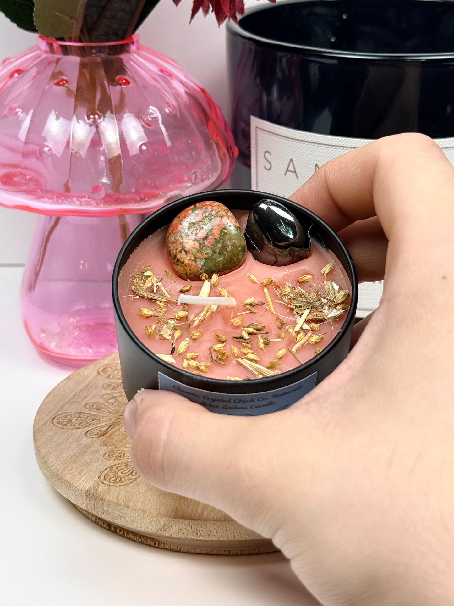 Aries Zodiac 4oz Candle
