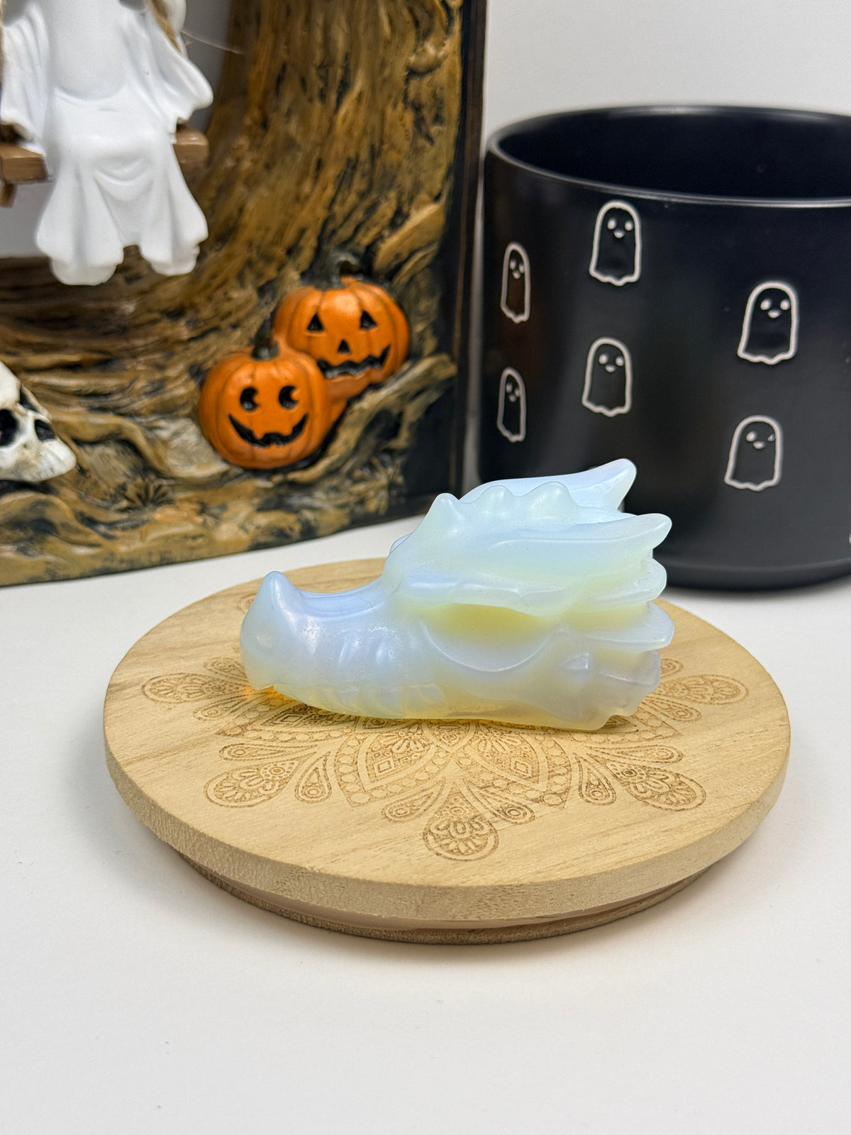 Opalite Dragon Head