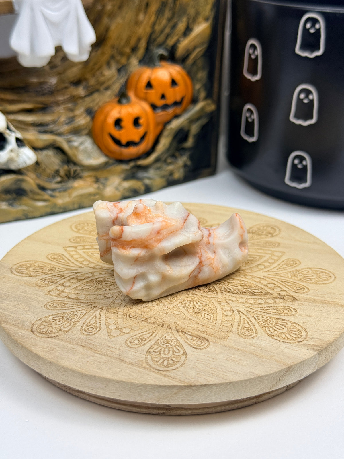 Red Vein Jasper Dragon Head