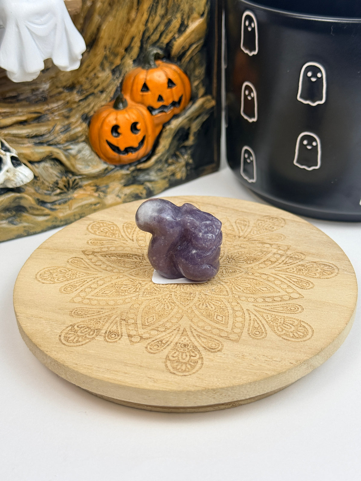 Lepidolite Chubby Squirrels