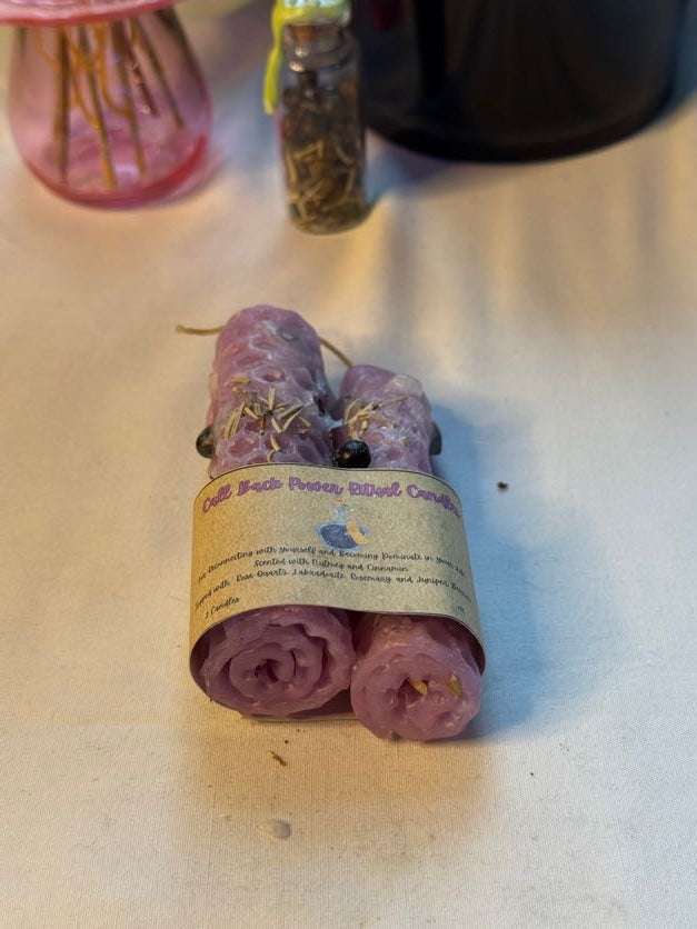 Call Back Power Hand-Rolled Beeswax Spell Candles