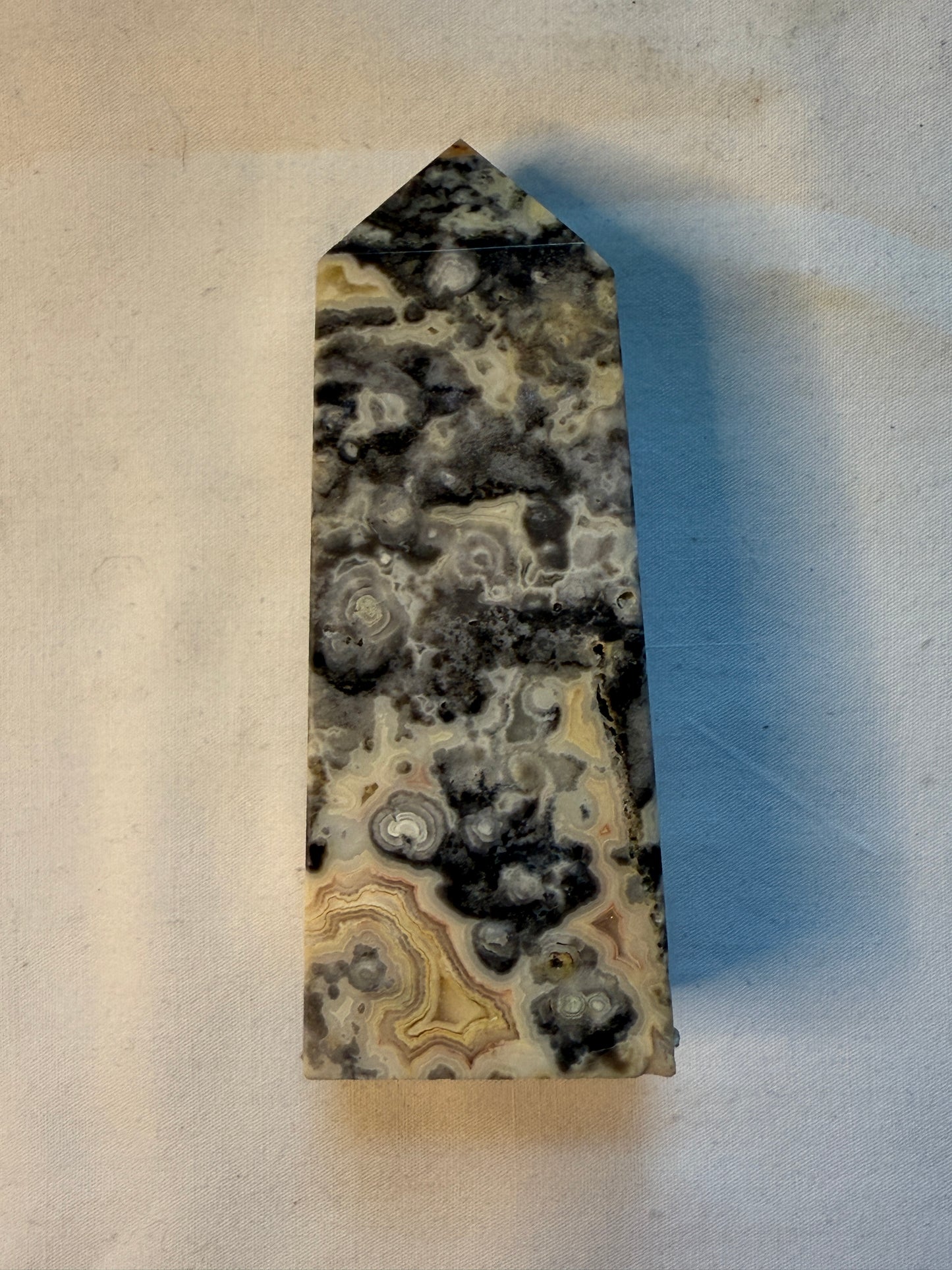 Crazy Lace Agate Tower