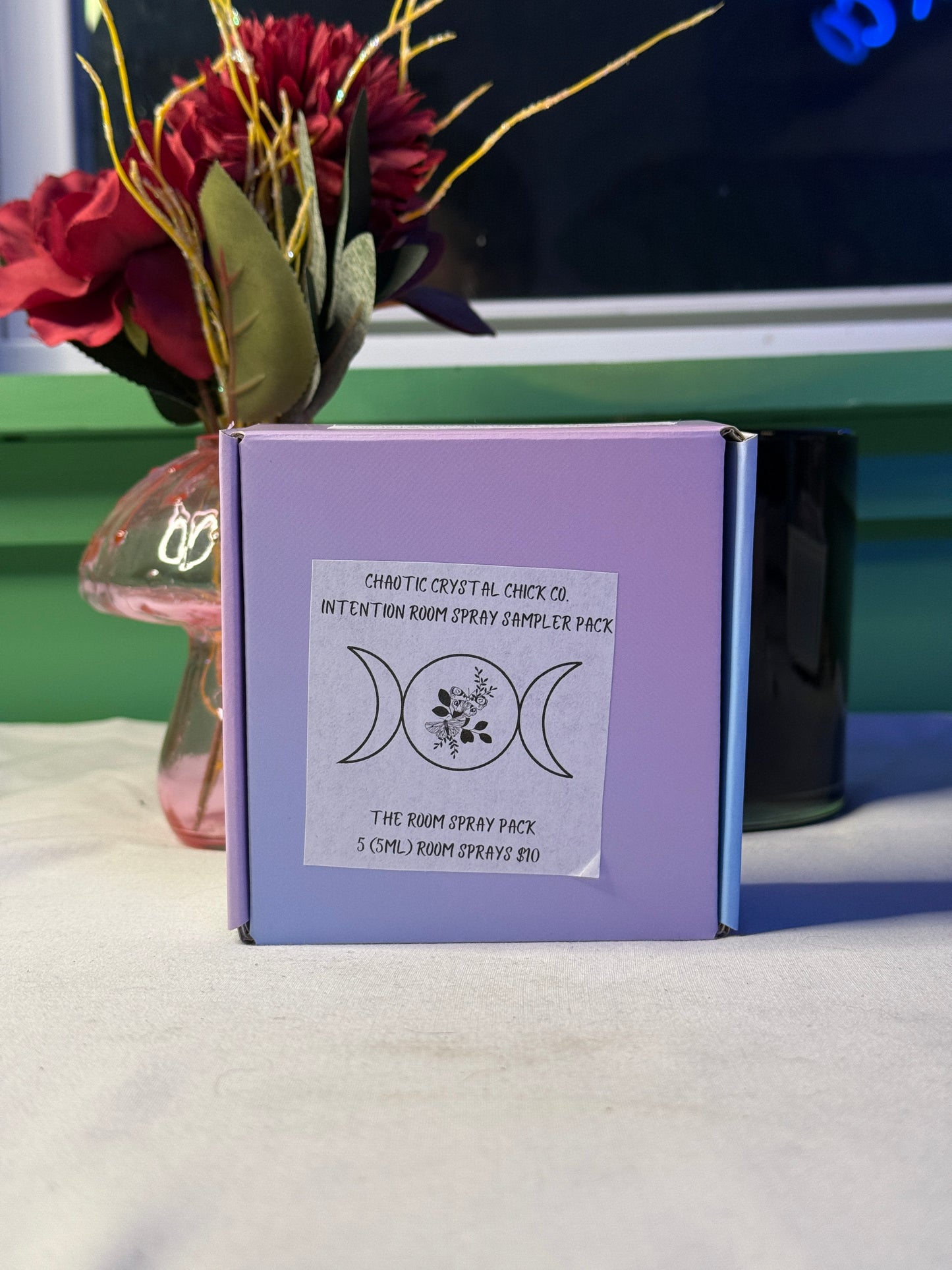 The Room Spray Bundle Crystal Infused Room Sprays Sampler Pack