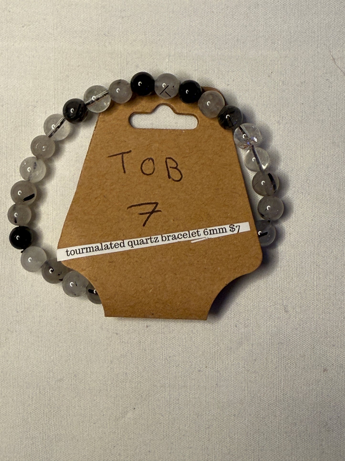 6mm Tourmalated Quartz Bracelet