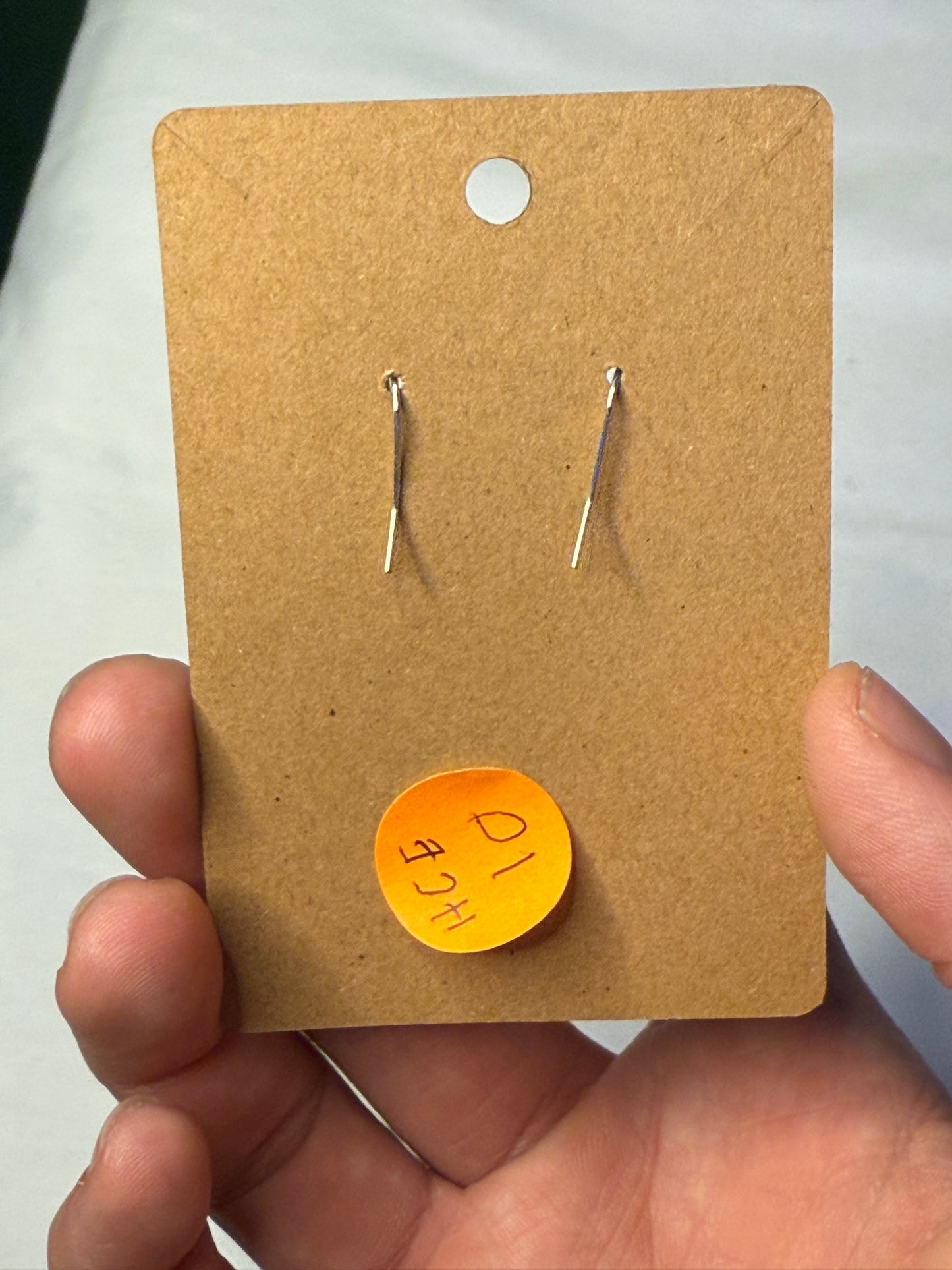 Howlite and Citrine Chip Earrings