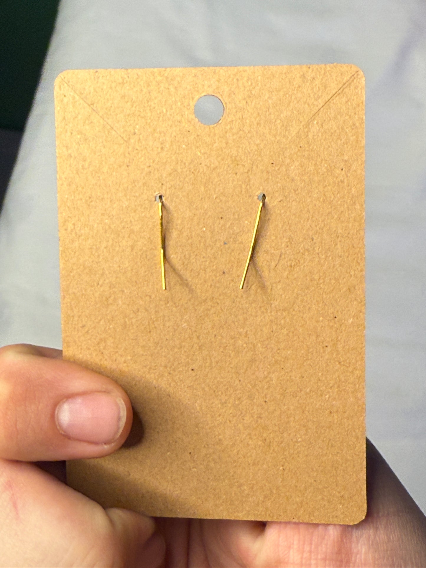 Tiger's Eye and Green Aventurine Chip Earrings