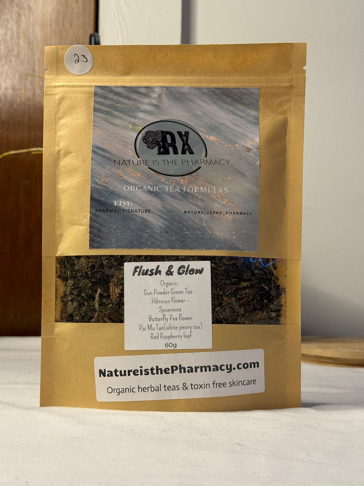 Flush & Glow Organic Loose Leaf Tea 60g