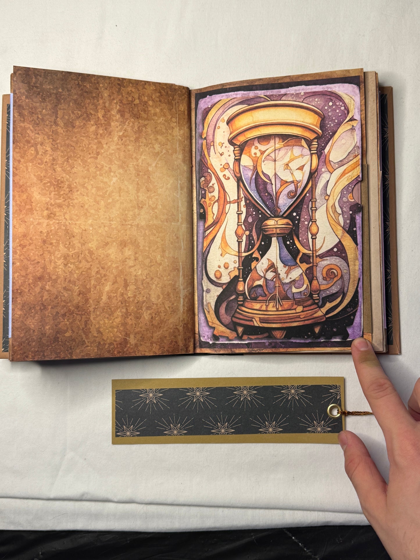Handmade Fortune Teller-Themed Journal