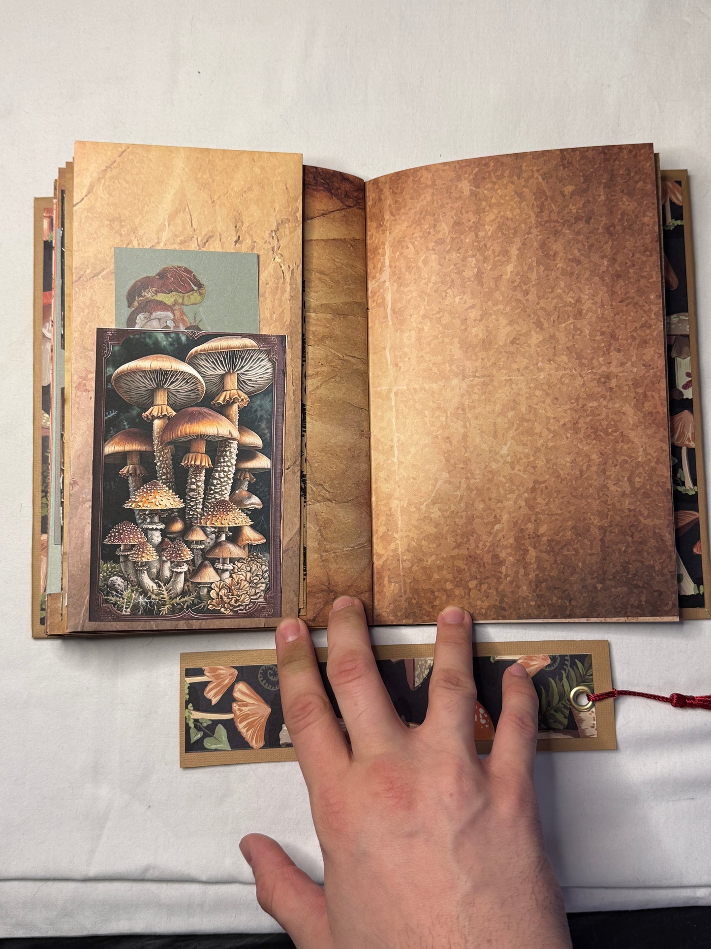 Handmade Mushroom-Themed Journal