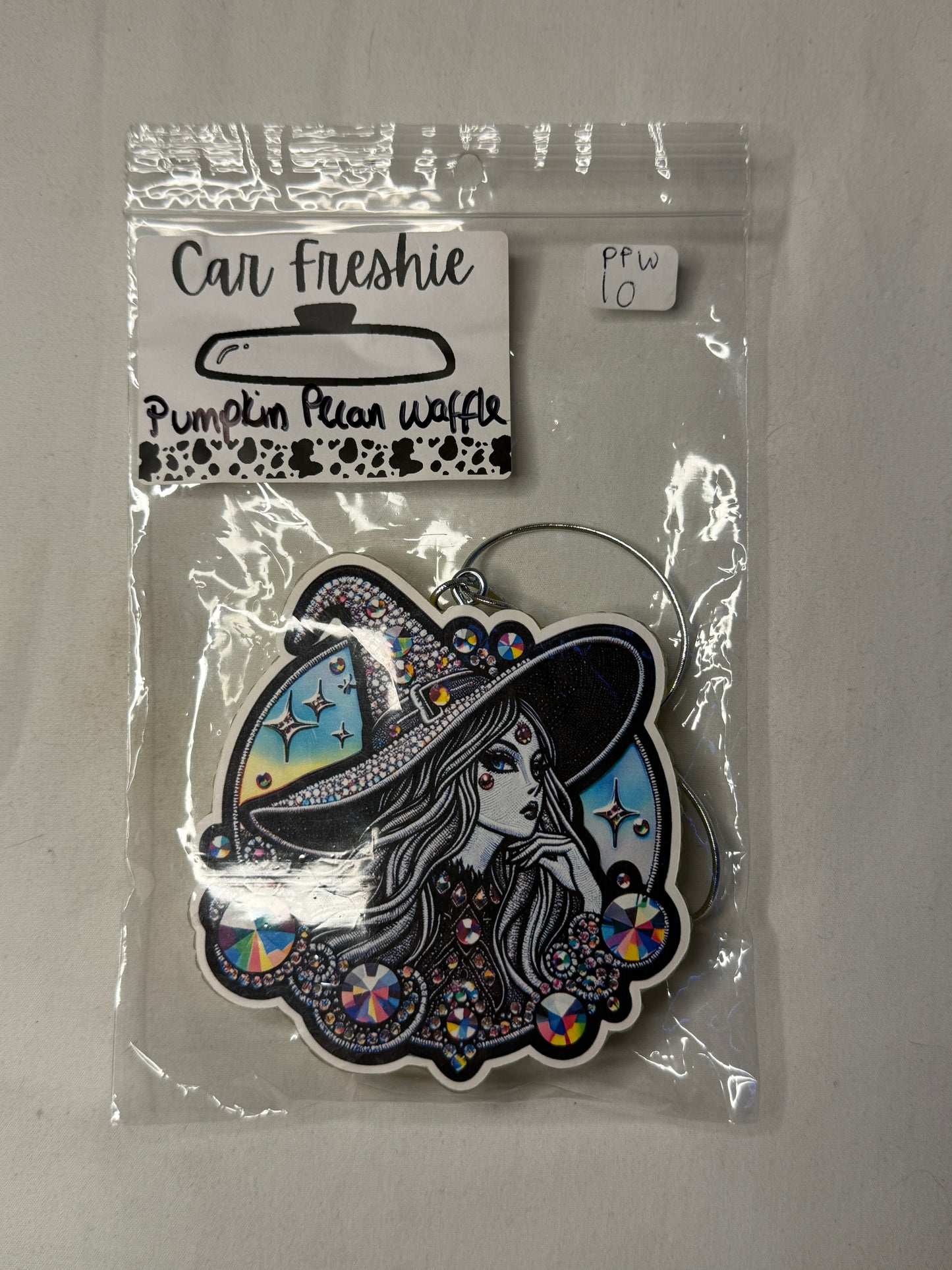 Pumpkin Pecan Waffle Scented Witch Car Freshie