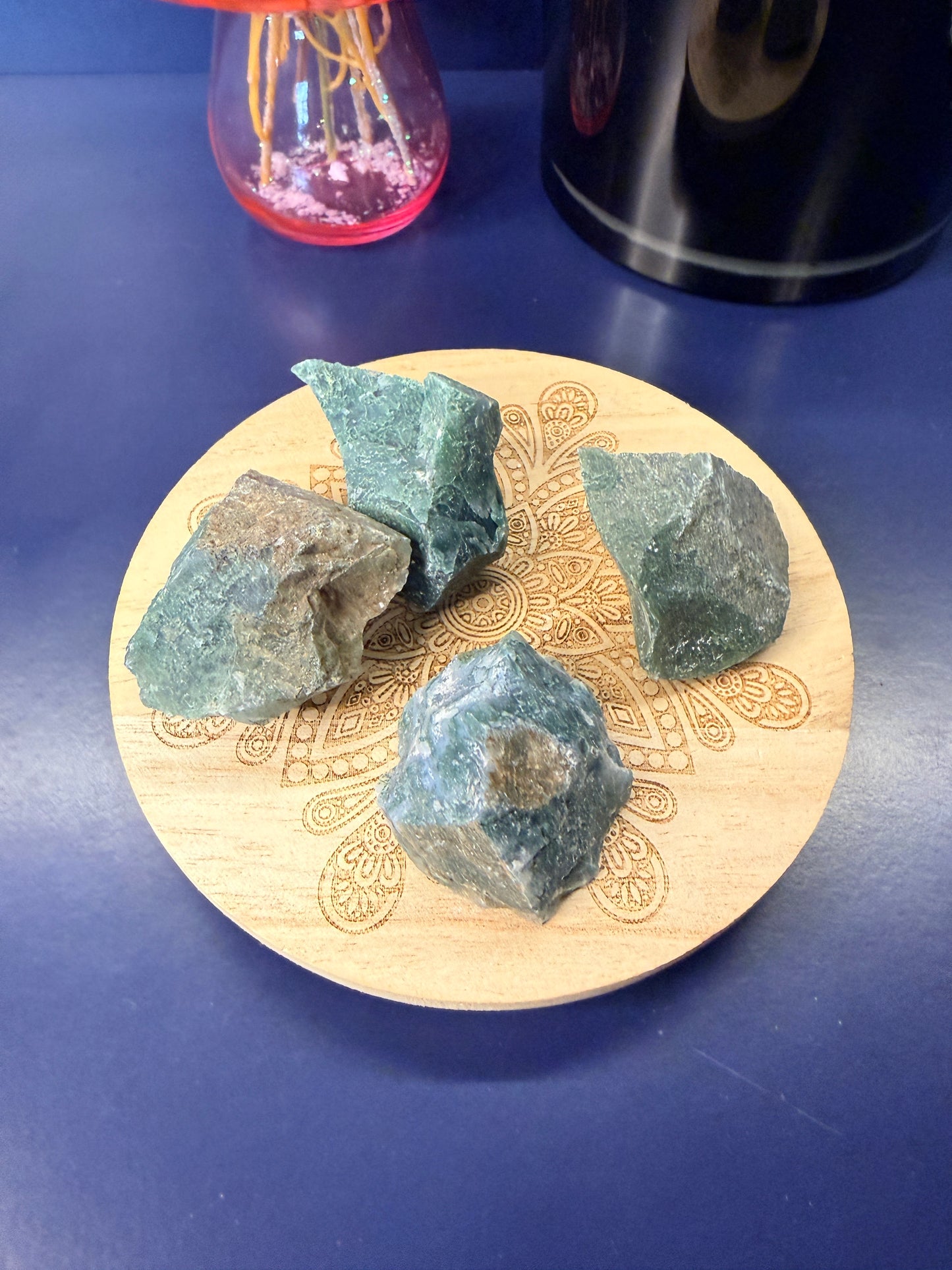 Raw Moss Agate