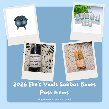 Elle's Vault Sabbat Boxes Full Set of 8 for the 2026 Calendar Year