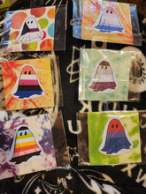 Load image into Gallery viewer, Pride Flag Ghost Stickers
