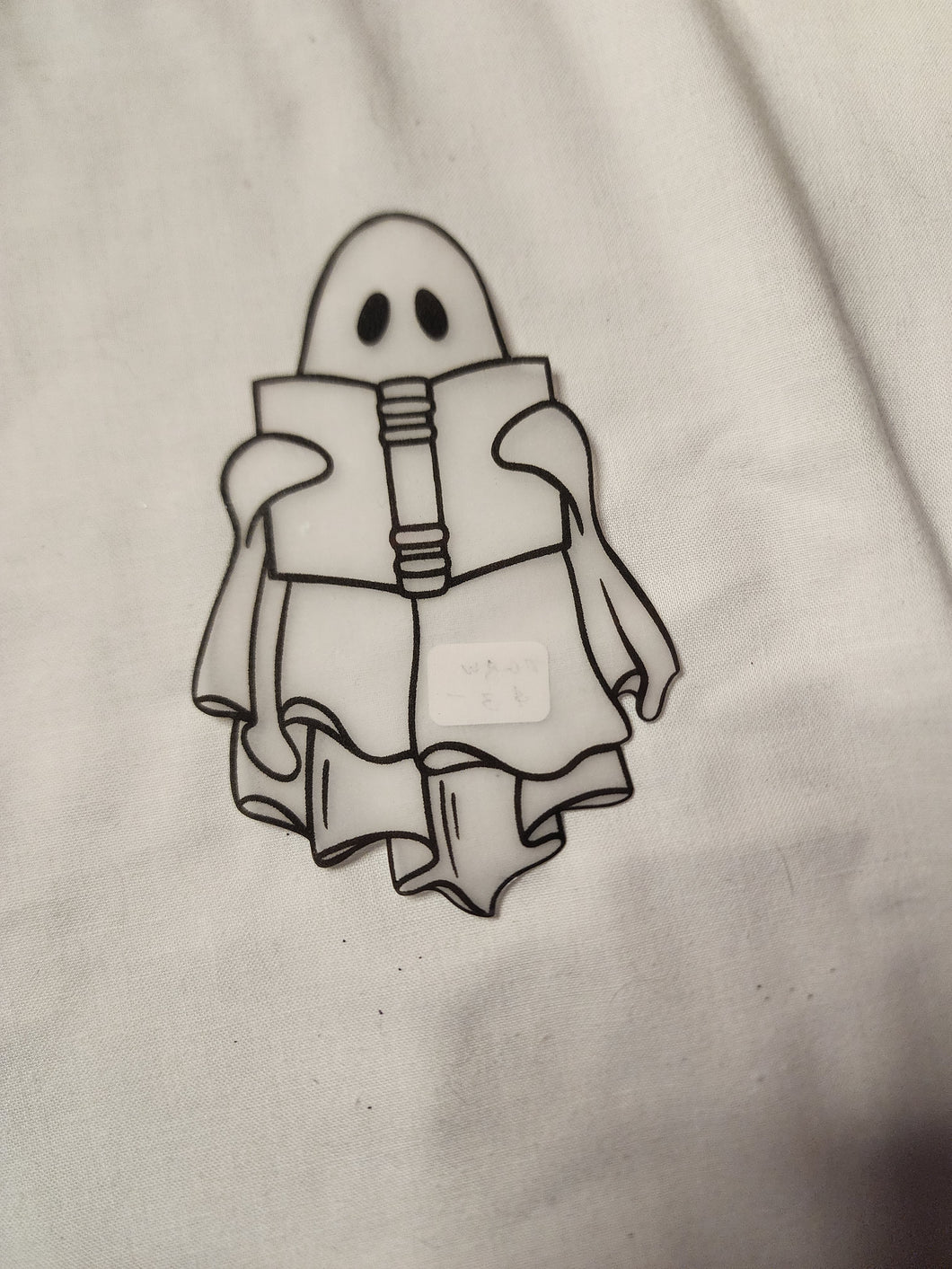 Translucent Ghost with Book Bookmark