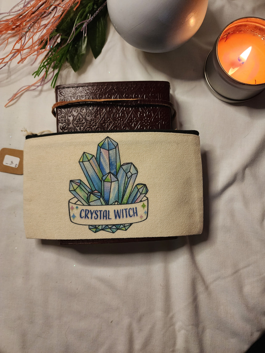 Crystal Witch Canvas Pouch