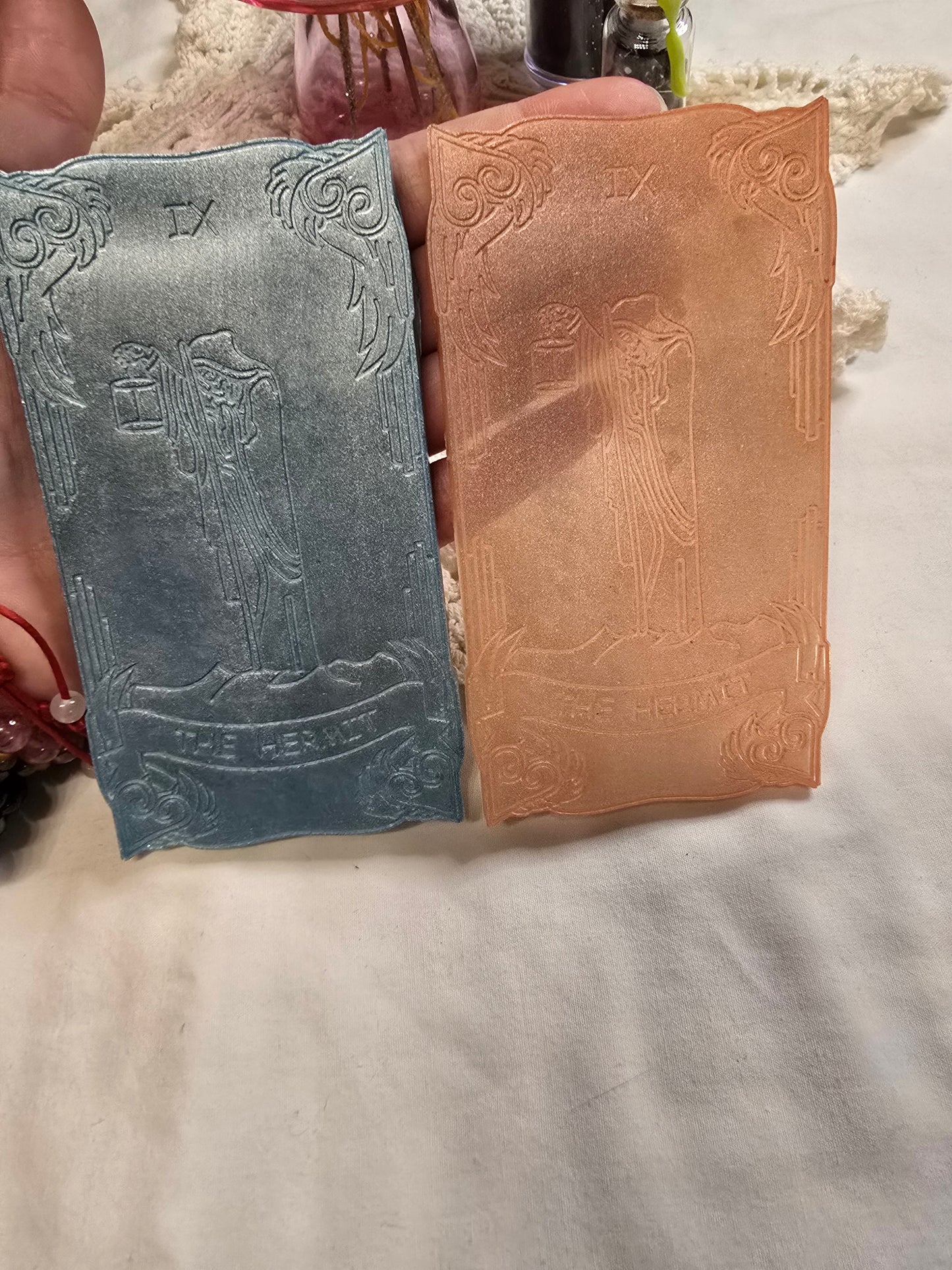 Resin Tarot Card Altar Decor The Hermit