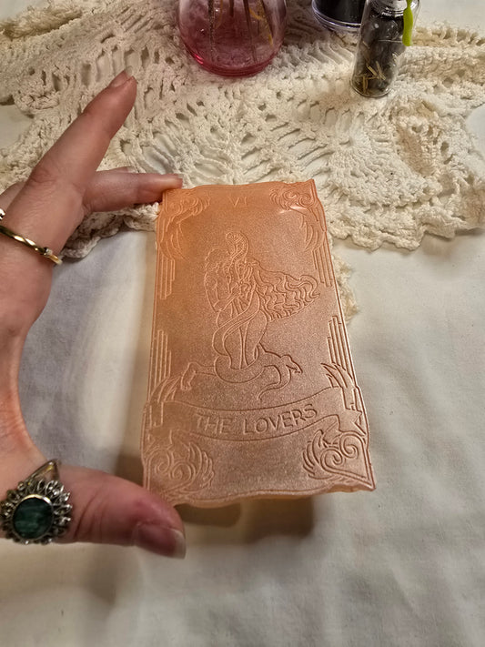 Resin Tarot Card Altar Decor The Lovers