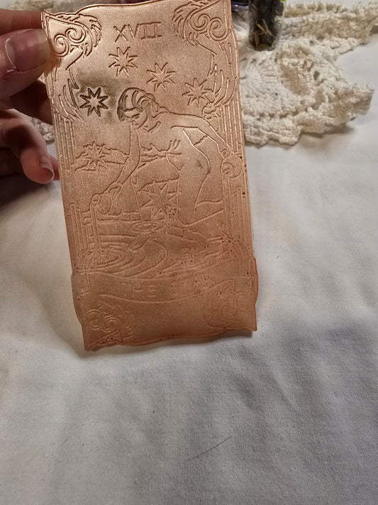 Resin Tarot Card Altar Decor The Star