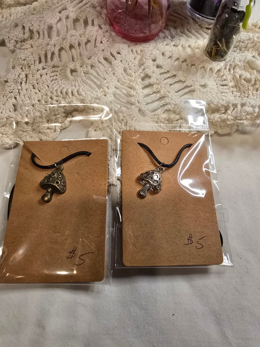 Small Mushroom Necklace