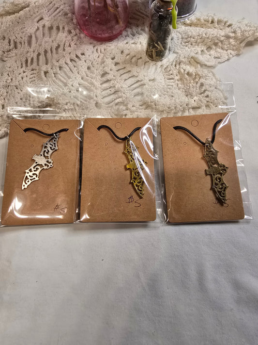 Large Bats Necklace
