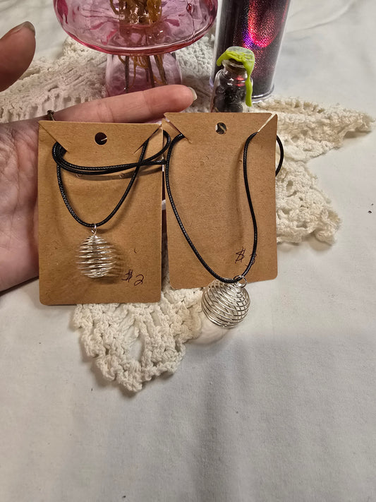 Crystal Cage Necklace