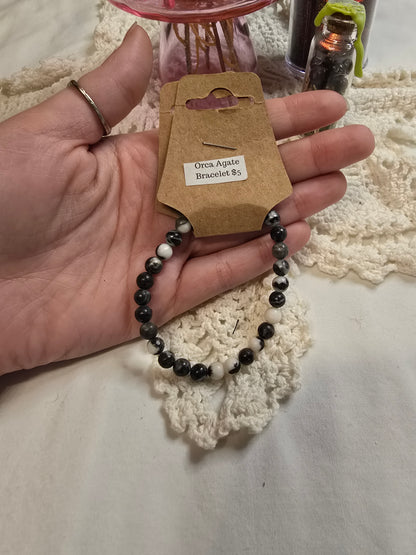 Orca Agate Bracelet