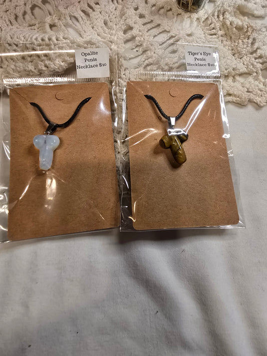 Crystal Male Anatomy Necklace