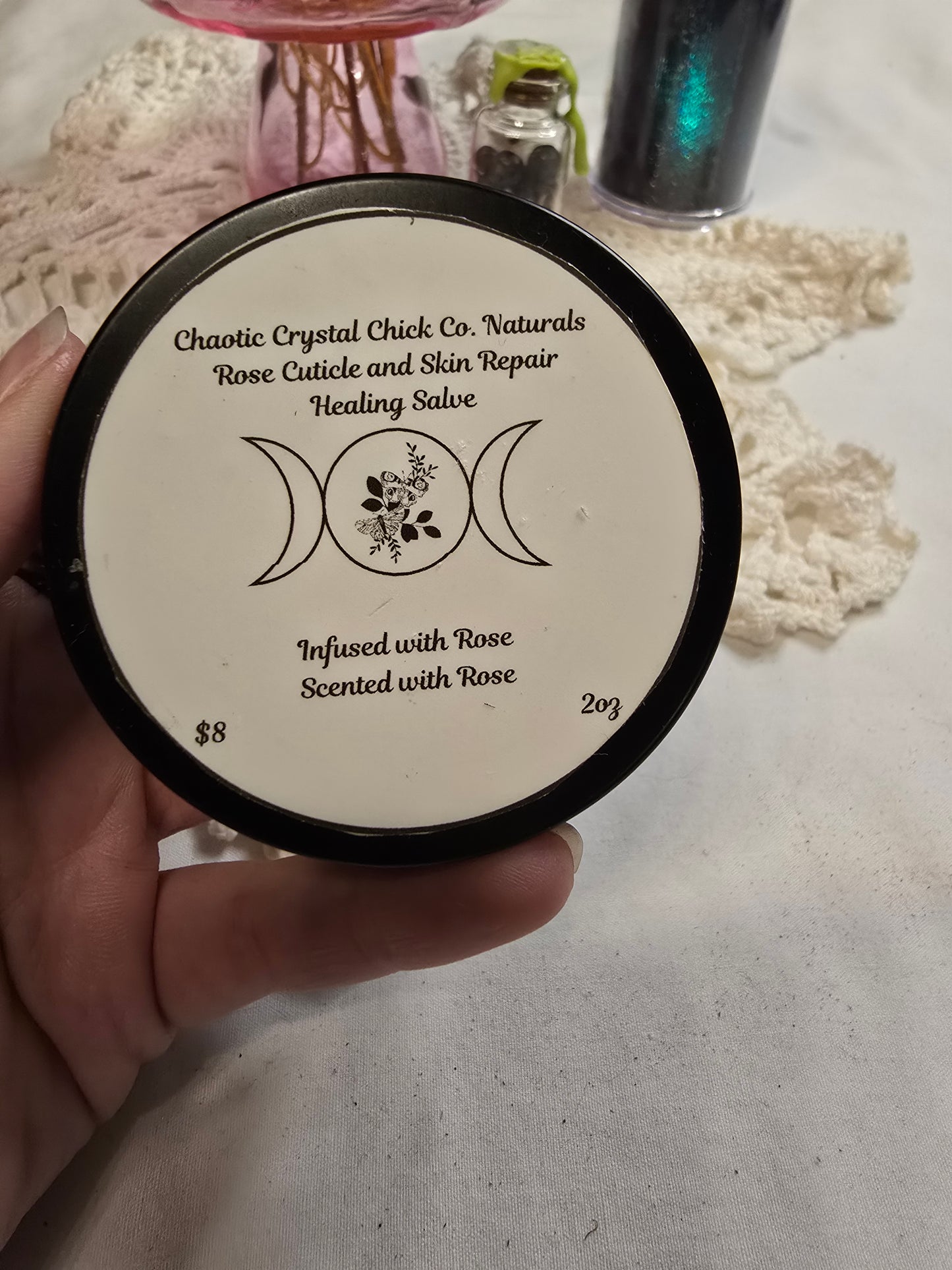 Rose Cuticle and Skin Repair Healing Salve