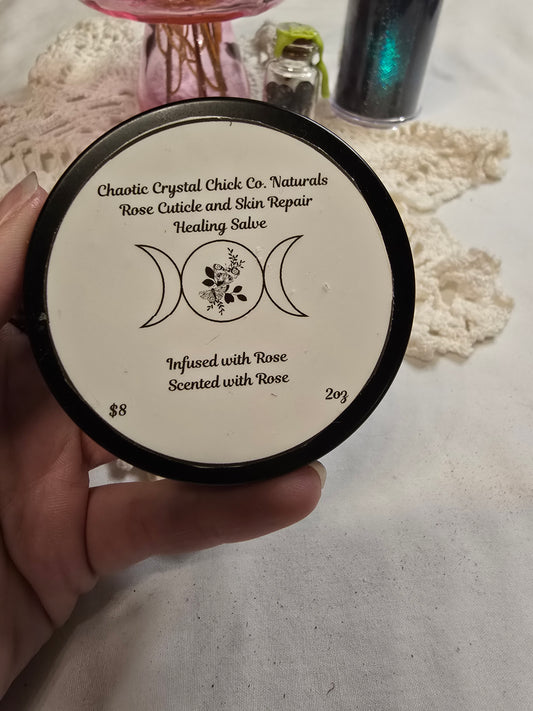 Rose Cuticle and Skin Repair Healing Salve