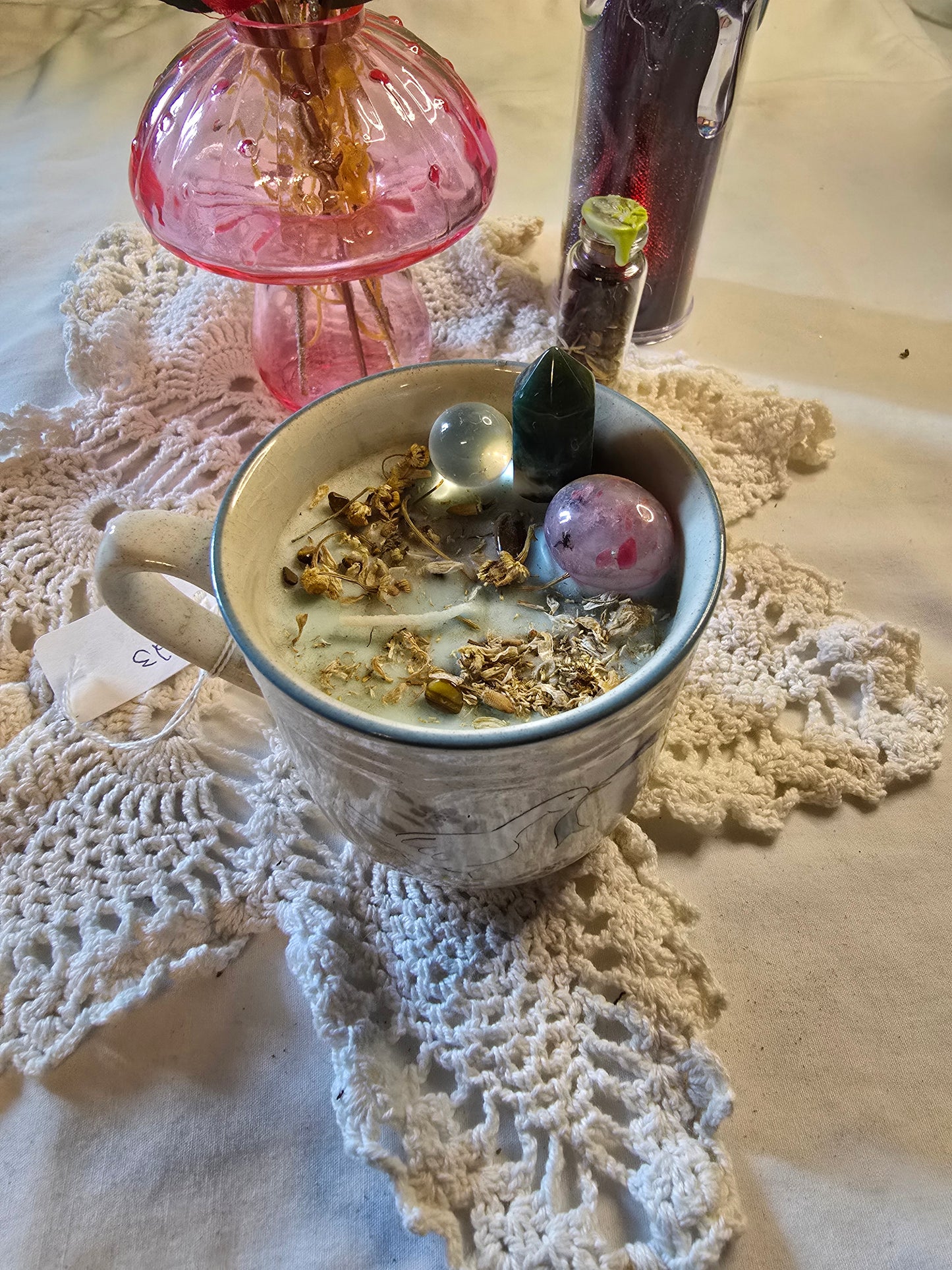 Tea Cup w/Goose Blueberry Pancakes